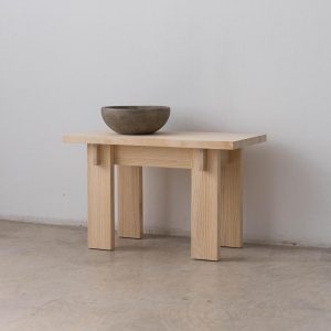 Wooden bench, handmade, 75 cm - Begur small