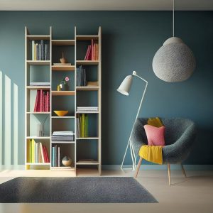 Modern Bookshelf Scandinavian Style Bookshelves For living Room Handmade Bookcase Custom Bookshelf Tall Bookshelves Scandinavian  Bookshelf