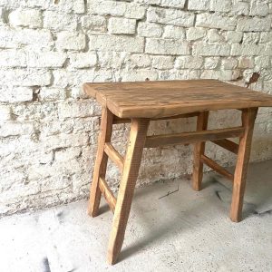 Reclaimed wood console table, washbasin MENA