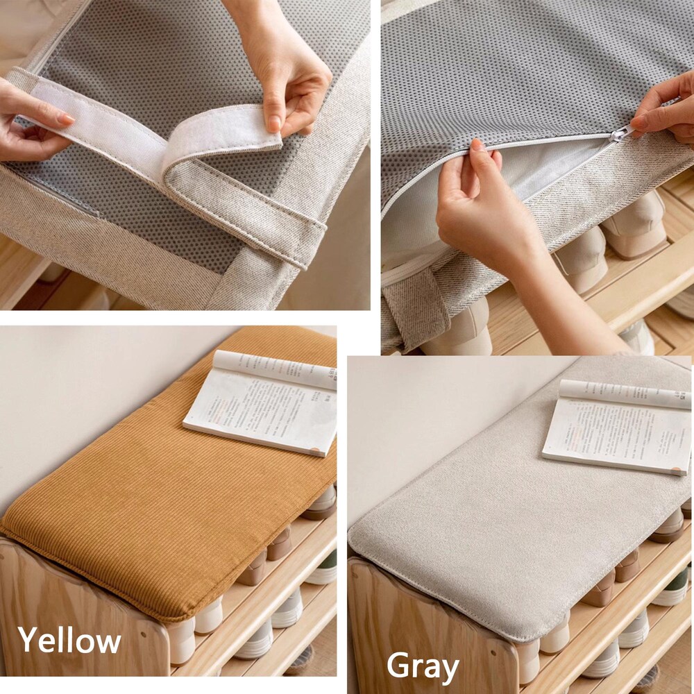 Wood Modern Entryway Bench,Bench Storage, Shoe Organizer Rack,wooden Open Shoe Shelf Organizer Hanger,Space solution hallway unit hall stand - Image 7