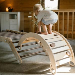 Climbing arch, climbing toy for children, rocker ramp, rocker-arch, rocker, Montessori toys, wooden rocker, climbing gym