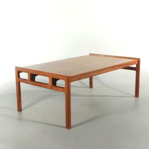 Erik Ekselius walnut coffee table mid century coffee table vintage Scandinavian table Minimalistic coffee table teak wood table Swedish