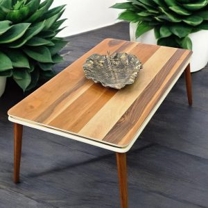Walnut Coffee Table Natural Wood Mid Century Modern Handmade Wooden Coffee Table Living Room Furniture