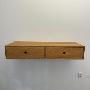 SAMPLE!  Floating Desk in White Oak