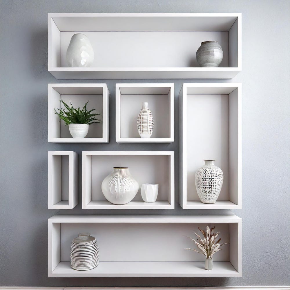 Wall Bookshelf,Floating Book Shelves,Modern Wall Shelves,Wall Bookshelves,Floating Bookshelf,Wall Shelving,Wall Mounted Book Shelf,Bookcase - Image 2