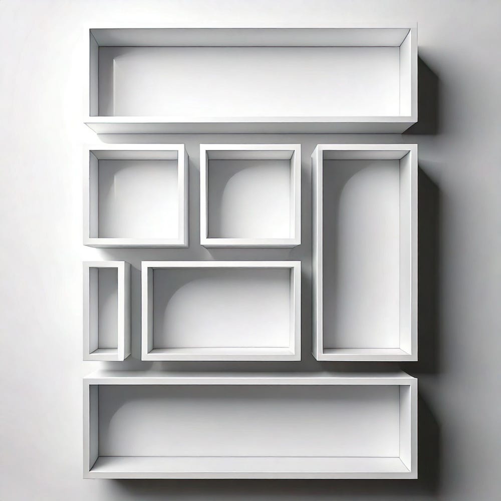 Wall Bookshelf,Floating Book Shelves,Modern Wall Shelves,Wall Bookshelves,Floating Bookshelf,Wall Shelving,Wall Mounted Book Shelf,Bookcase - Image 3