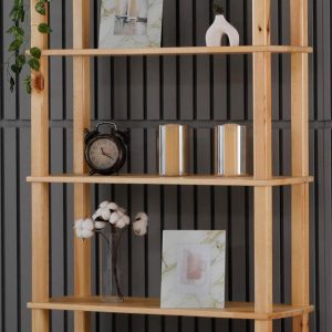 Modern Shelving, Minimalist and Functional Furniture Wooden Bookcase Open Storage Home Decor,With Duplicable Shelf,Kitchen Room,Living Room