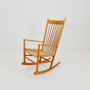 Mid century Scandinavian Rocking Chair by Hans J.Wegner for Juul FDB, 1966s