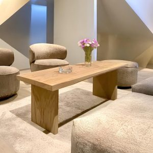 Solid Rustic wooden coffee table - Custom Handcrafted Farmhouse Small Live Edge Reclaimed and Barn Wood tables - Unique Design- Home Decor