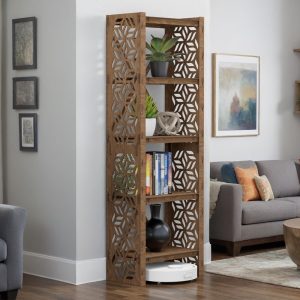 Etagere Bookshelf, Bookcase, Wooden Bookshelves, Book Shelf Hexagonica