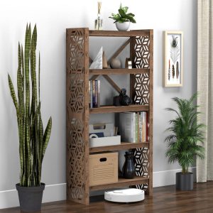 Bookcase, Etagere Bookshelf, Wooden Bookshelves, Book Shelf Hexagonica