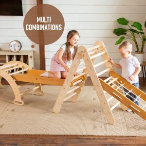 Gifts for kids 1 - 7 years old, Kids and baby, Toddler Climbing Triangle, Climbing Arch, Montessori climbing set Birthday Toddler gifts