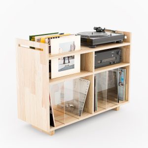 Record Player Stand, Turntable Stand, Mid Century Modern Vinyl Record Storage, Turntable Stand, Record Cabinet, Stereo Rack, Audio Rack