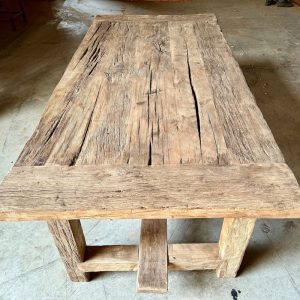 Reclaimed BarnWood Dining Table, Rustic Farmhouse Table, Solid Oak Dining Table, Rustic Barnwood Furniture, Reclaimed Wood Farm Table