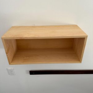 SAMPLE Maple Floating Bookshelf