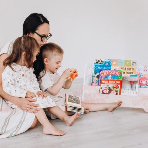 Montessori Bookcase, Low Bookshelf, Display Shelf, Nursery Bookshelf, Children Bookshelf, Montessori Bookcase