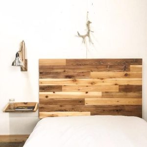 Knot & Grain Headboard - Modern Rustic - Handcrafted in USA