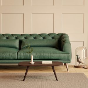 Minimalist Coffee Table - Stylish Coffee Table with Durable Wood Top, Space-Saving Design,  Coffee Table for Living Room, Scandinavian Style