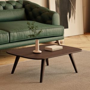Modern Coffee Table - Minimalist Design, Durable Wood Top,  Space-Saving, Versatile Accent Furniture for Living Room or Office Scandi-Style