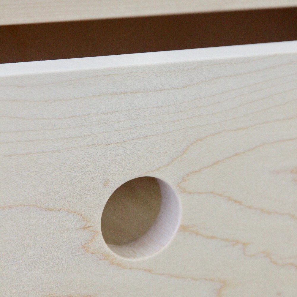 Floating Desk in Solid Maple, Wall Mounted Standing Desk - Image 6