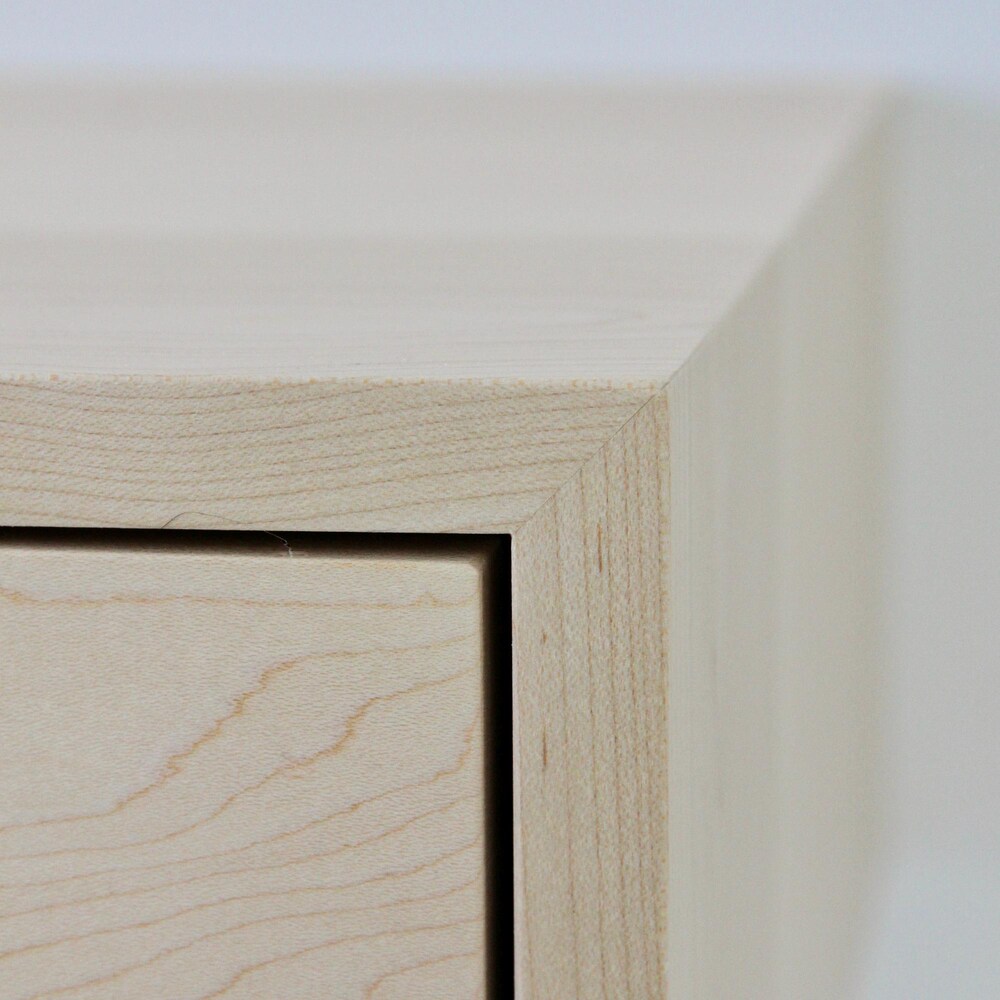 Floating Desk in Solid Maple, Wall Mounted Standing Desk - Image 7