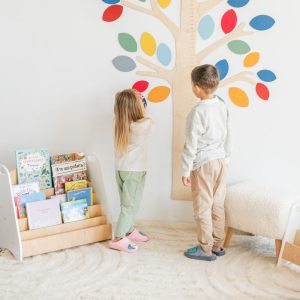 Montessori bookshelf - Nursery furniture, Wood Toddler Bookcase, Shelf for kids, Modern bookshelf, Nursery wood decor, Christmas Baby Gift