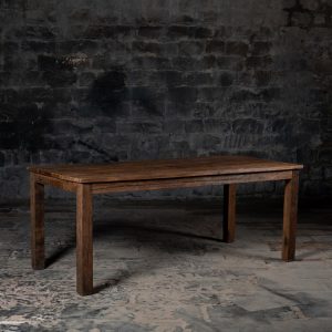 Rustic Wooden dining table  | Vintage Farmhouse Dining / Kitchen Table | Antique And Rustic Finishes | Customizable in size and finish.