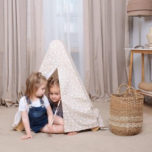 il_1000x1000.6459580863_k33r.jpg Cotton Play Tent Cover with Mat for Climbing Triangle Ladder - Kids Teepee - Imaginative Playhouse for kids - Birthday gift for girls