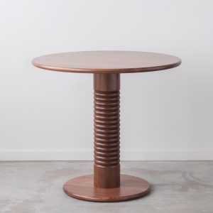Marin Pedestal Table - Solid Wood - Available in other woods