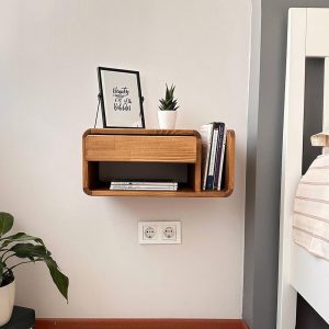 Drawer nightstand,Free shipping,Floating Nightstand,Wall nightstand