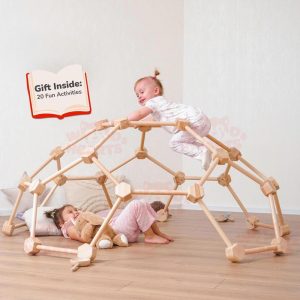 Spider Web, Indoor Climbing Dome, Montessori Play Gym, Baby Unique Gift, Toddler Climbing Gym, Waldorf Toys For 1 Year Old, Woodandhearts