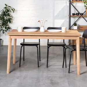 Wooden Dining Table Oulu Solid Oak Wooden Unique Dining Table Elegant Handmade Furniture Farmhouse Oak Solid Wooden Dining Room Table