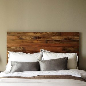 The Boswell Headboard - Modern Rustic - Cedar Barn Wood Style - Handcrafted in USA - Standard Finish