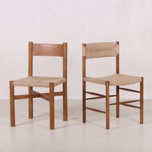 Meribel and Dordogne Chairs - Danish Cord Dining Chairs - Perriand Inspired