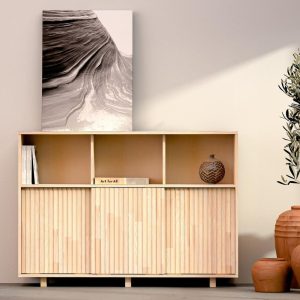 Solid Wood Sideboard, Mid Century Modern Dresser, Solid Wood Buffet, Solid Wood Credenza, Solid Wood Media Center, Record Player Stand