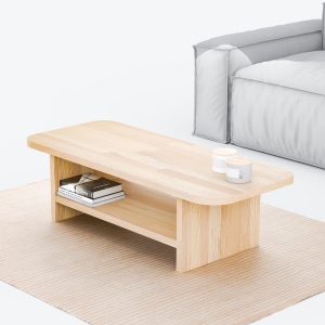 Solid Wood Coffee Table, Living Room Table