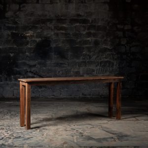 Old reclaimed Rustic wooden console table | Farmhouse Console table | Antique Style Finish | Vintage entryway Console | Rustic Furniture