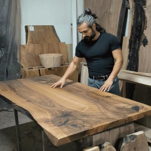 Live edge dining table walnut, Walnut Desk Live Edge, Live Edge Dining Table | Slab Table | Walnut Dining Table | Rustic Modern Table