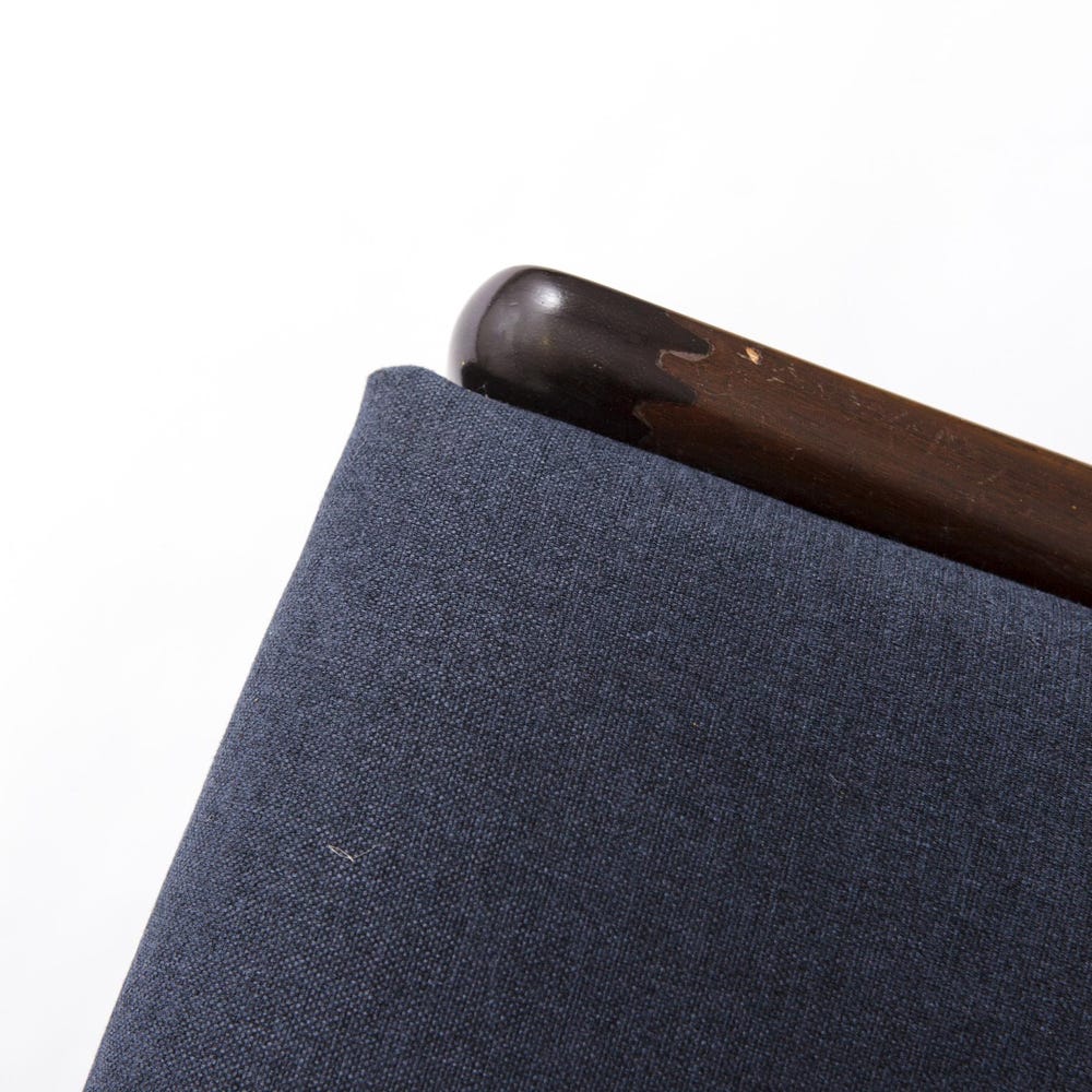 Set of 6 Vintage Danish Chairs by Ole Wanscher for Poul Jeppesen | Mahogany, 1960s Mid-Century Modern - Image 8