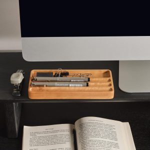 Handcrafted Wooden Pen Holder, Custom Gift, Personalized