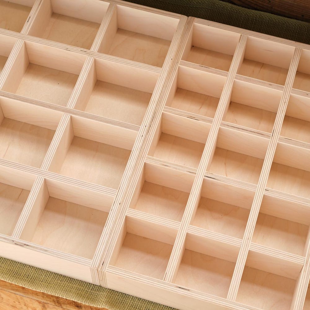 Large Compartment Box - 18.5 x 15 inch with either 12 or 20 Sorting Compartments - Image 10