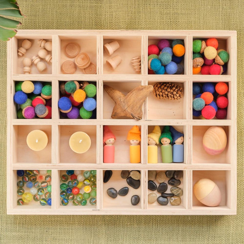 Large Compartment Box - 18.5 x 15 inch with either 12 or 20 Sorting Compartments - Image 5