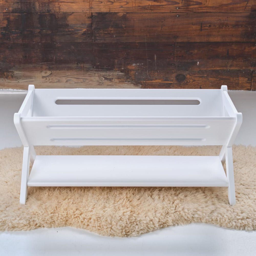 Trough-Style Bookcase/Storage - Maple Wood, Cherry Wood, or Painted options - 32 x 16 x 15 3/4 inch - Image 9