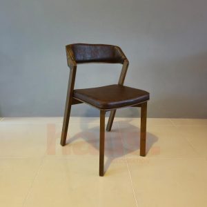 Solid Wood Dining Chair, Custom Dining Chairs, Cushioned Chair, Leather Cushioned Chair, Restaurant Chair, Luxurious Chair, Interior Designs