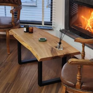 Live Edge Wood Coffee Table - Handmade Rustic Coffee Table - Natural Wood Living Room Table - Modern Farmhouse Decor - Mother’s Day Gift