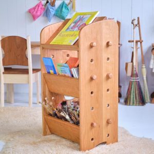 il_1000x1000.6548815731_3rrc.jpg 32 inch Tall - Cherry Wood Adjustable Storage Crates with Art/Music Stand