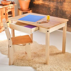 Child Sized Simple Desk (With or Without Chair) - 33 x 22 x 24 inches