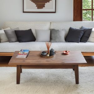 Wooden Rustic  handmade wooden coffee table live edge solid wood trestle farmhouse home decor furniture handcrafted rectangular end table