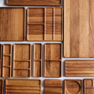 il_1000x1000.6552895480_54ub.jpg Beech Wood Desk Organizer, Handmade Wooden Organizer, Pen Holder, Scissors Holder, Phone Stand, Pen Holder, Minimalist Trays, Gift for Him