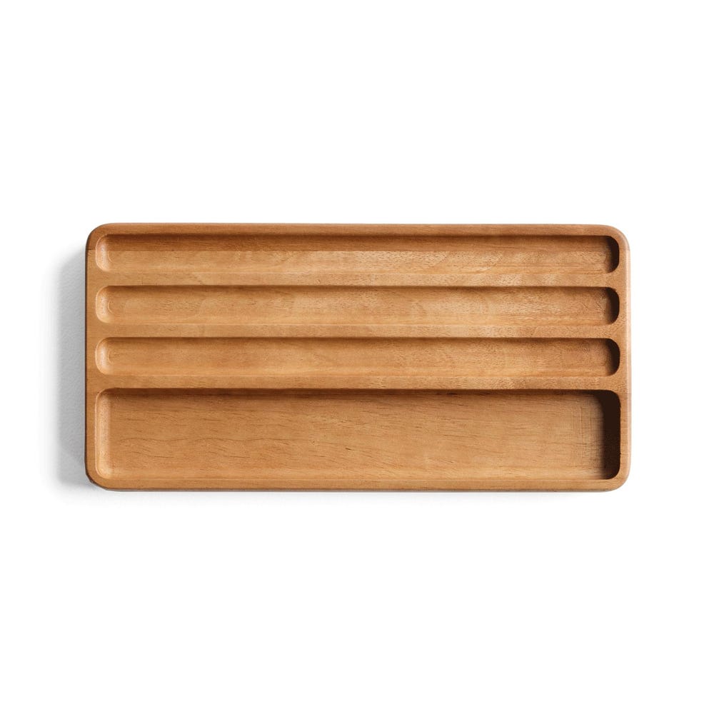 WoodenPen Tray, Pen Holder, Cathch All Tray, Wooden Notes Tray, Wood Organizer, Desk Organizer for Modern Offices, Handmade Gift for Him - Image 6